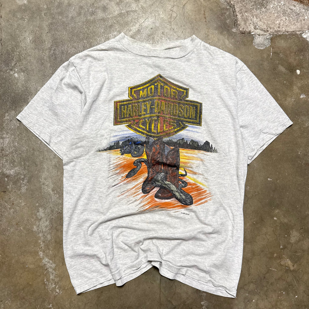 Size large - Vintage Harley Davidson Boots ‘ tee