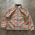 Size medium- Vintage Catalina Tan Plaid Jacket