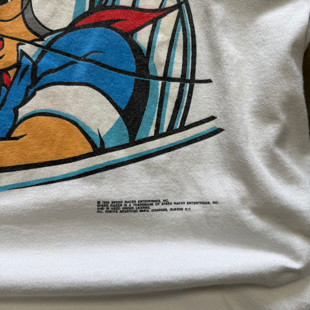 Size XL - Vintage 1992 Speed Racer movie promo tee