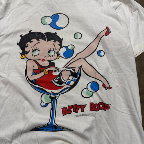 Size large - Vintage 1993 Betty Boop Martini Tee