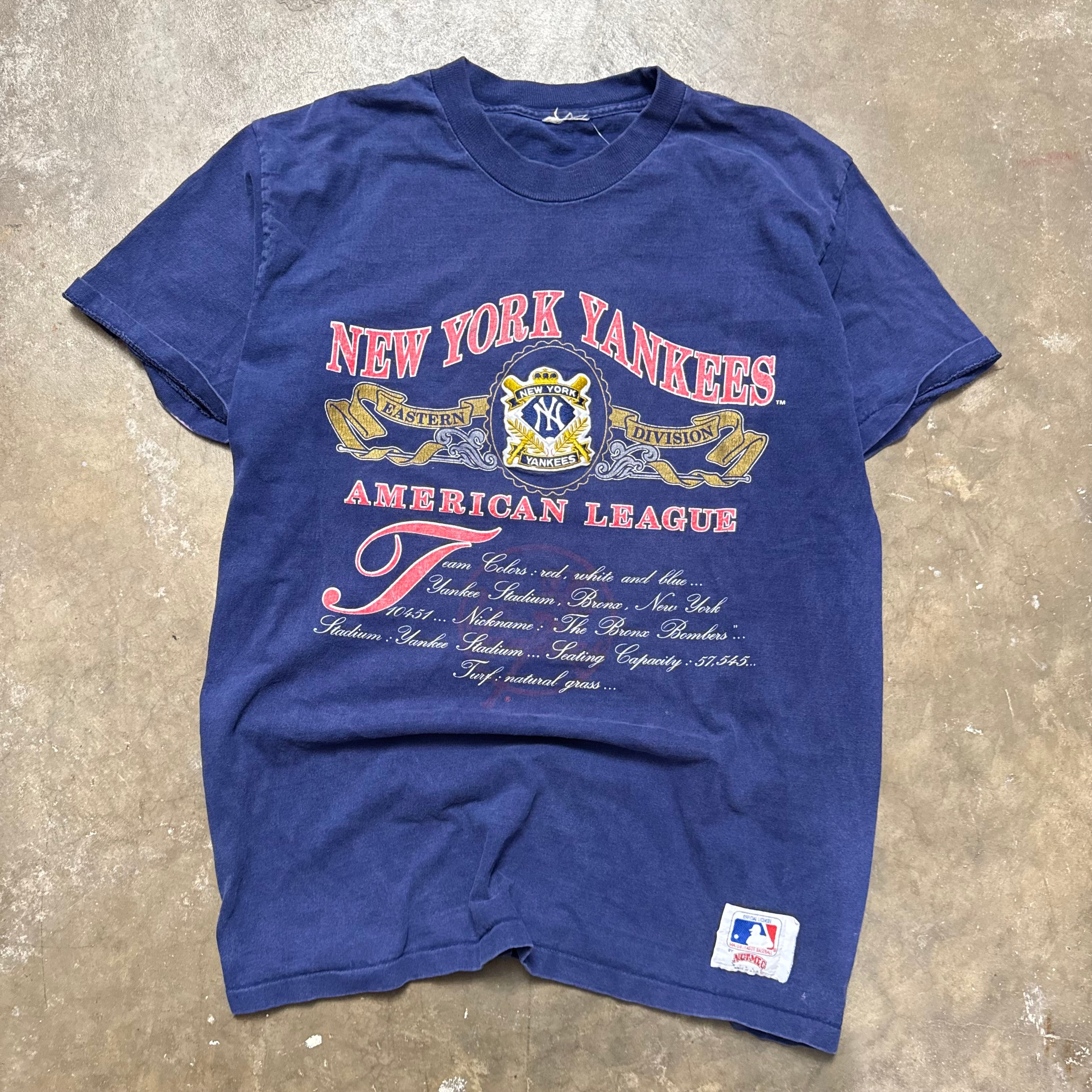 Size XL - Vintage New York Yankees American League Nutmeg ‘ tee