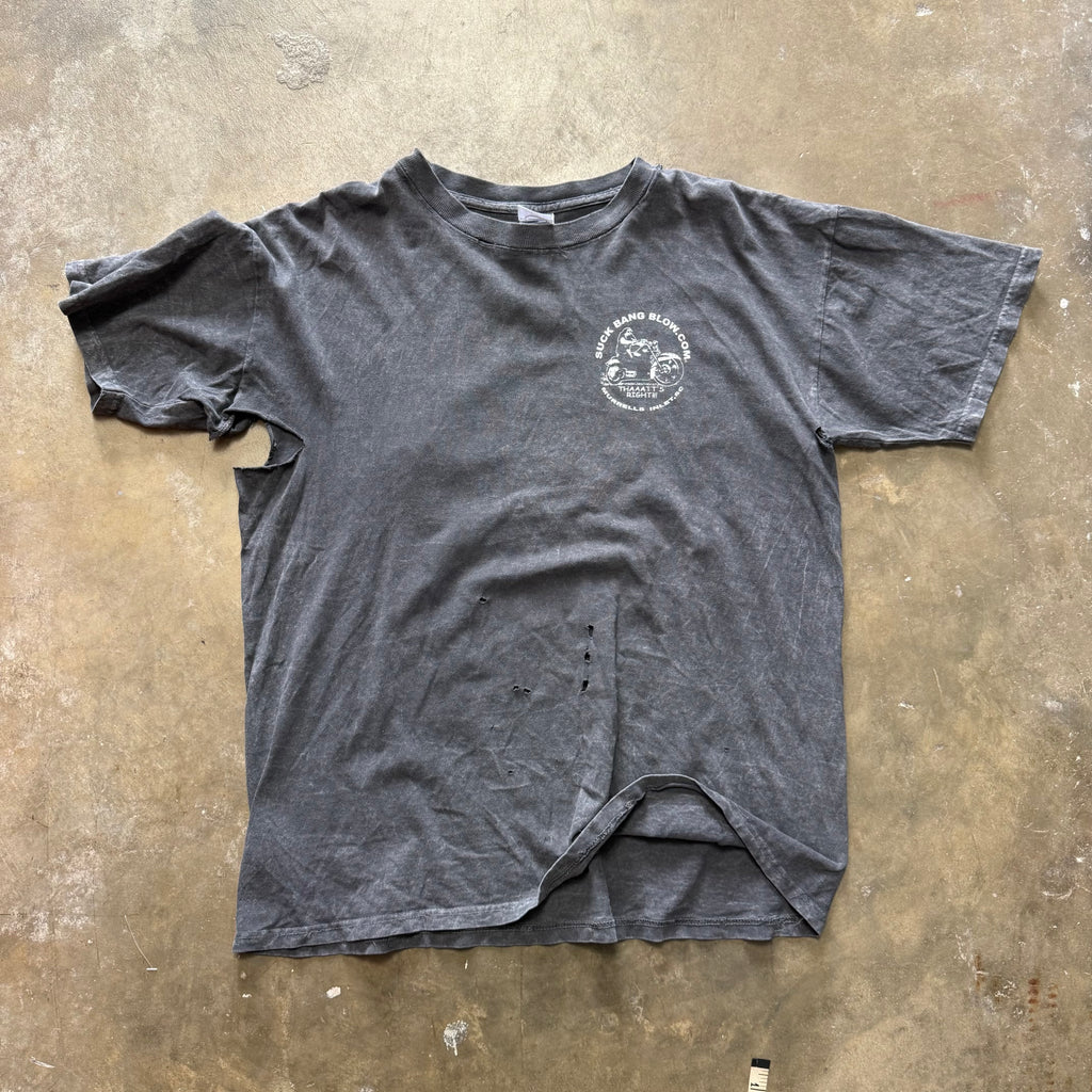 Size large - Vintage Suck Bang Blow bike tee