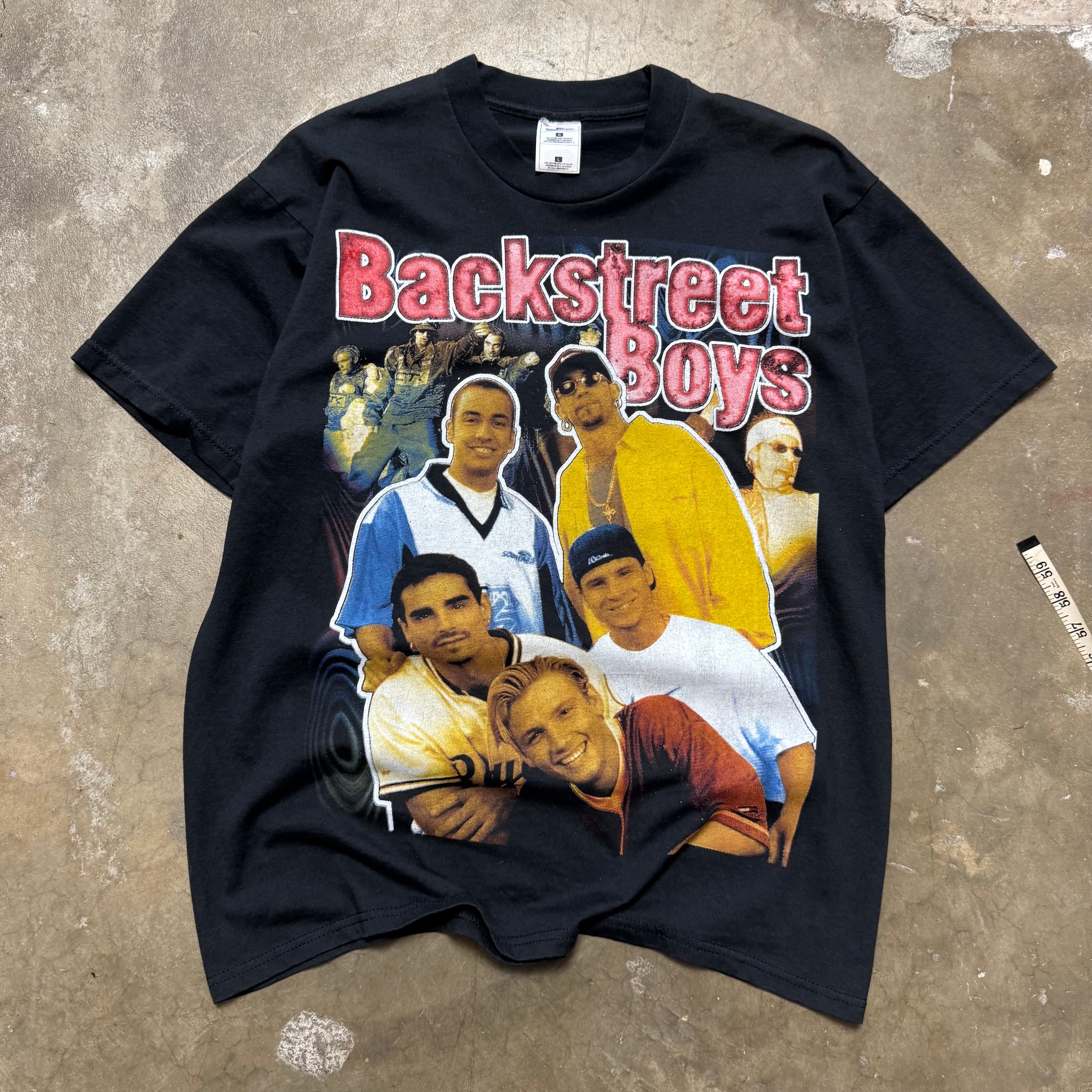 Size large - Vintage 90’s Backstreet Boys Everybody Backstreets Back Rap Style Tee