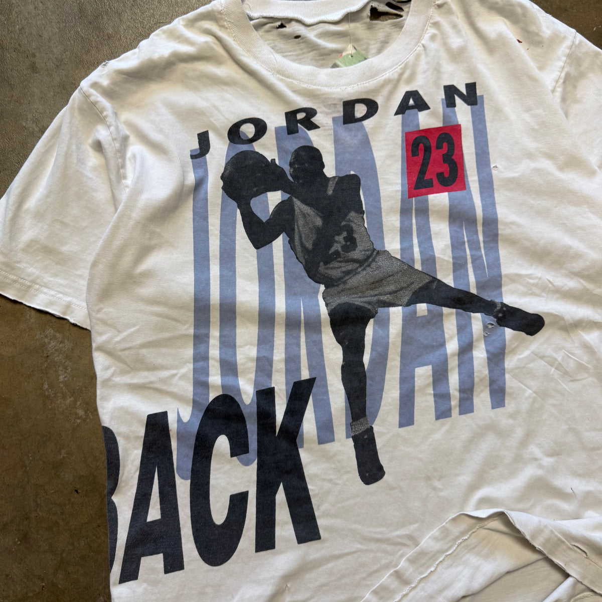 Size XL - Vintage 90’s Nike Scottie Pippen Michael Jordan single stitch Back 2 Back tee
