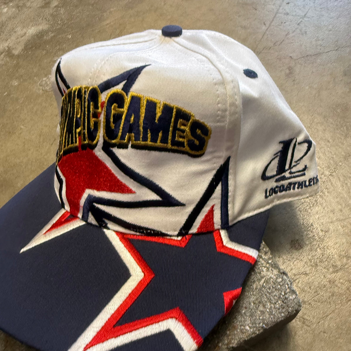 Vintage 1996 Atlanta Olympic Games Logo Athletics Cap