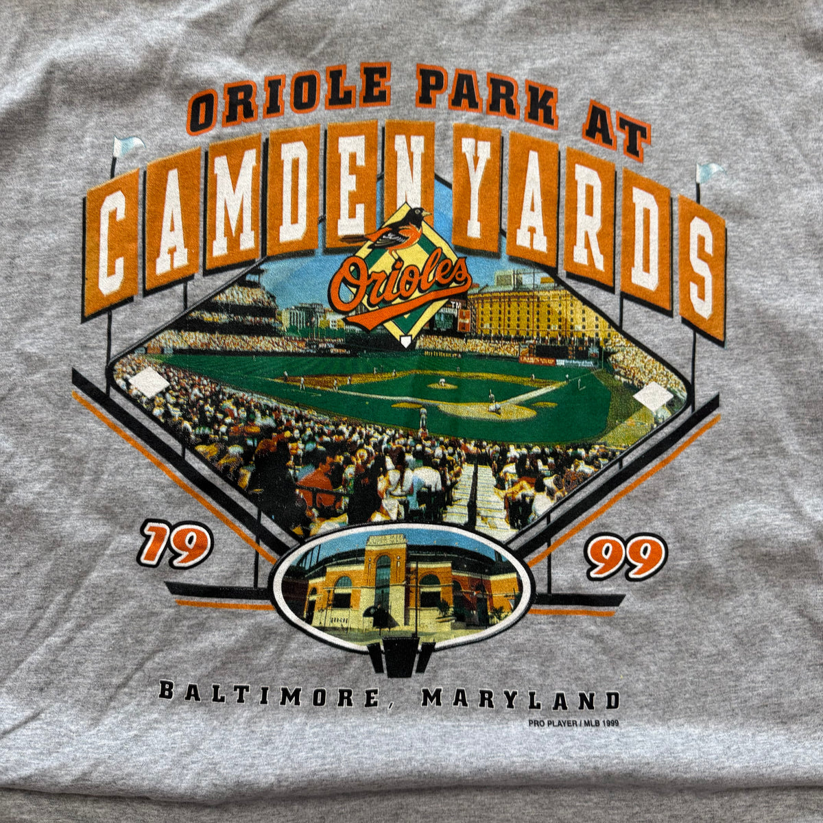 Size XXL - Vintage 1999 Baltimore Orioles Camden Yards tee