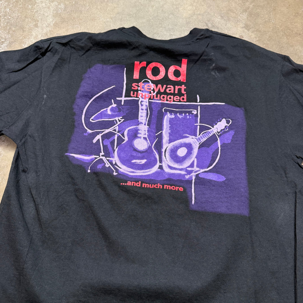 Size medium - Vintage 1993 Rod Stewart Unplugged tee