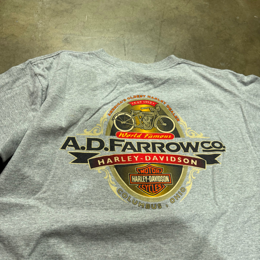 Size XL - Vintage Harley Davidson A.D. Farrow Co. tee