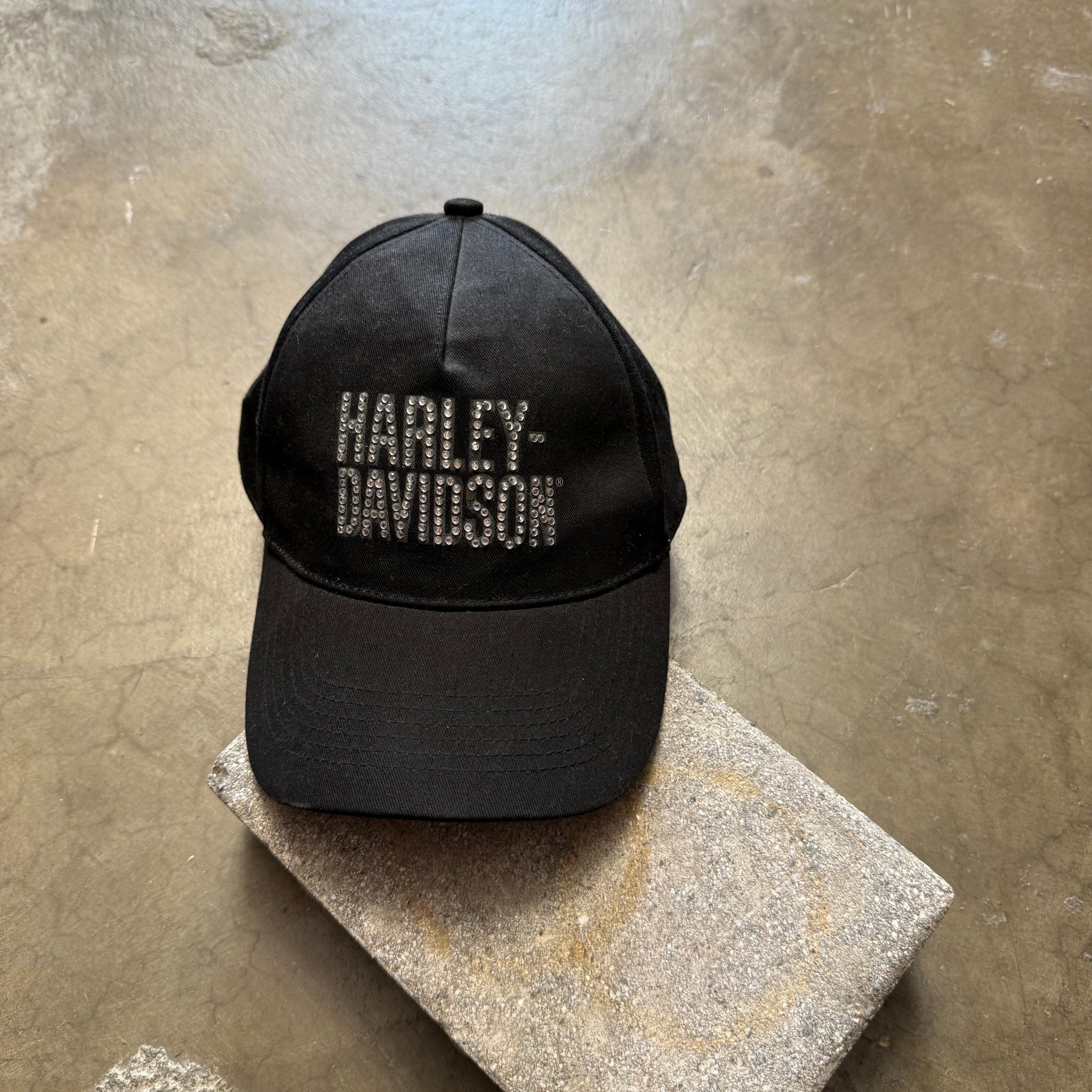 Vintage Harley Davidson Museum Bedazzled Hat