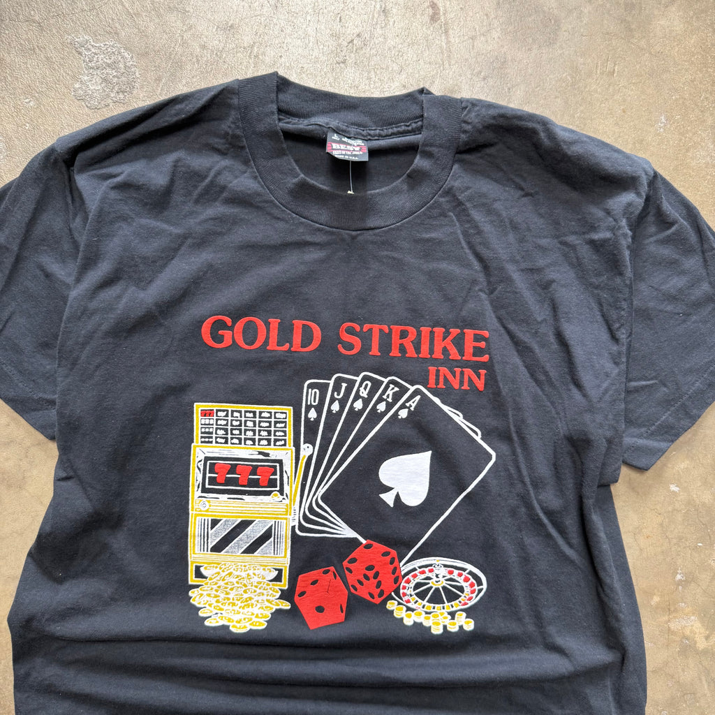 Size large - Vintage Gold Strike inn Casino tee