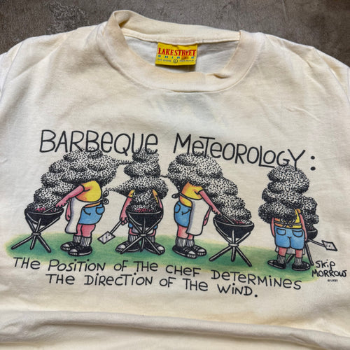 Size large - Vintage Barbecue Meteorology tee