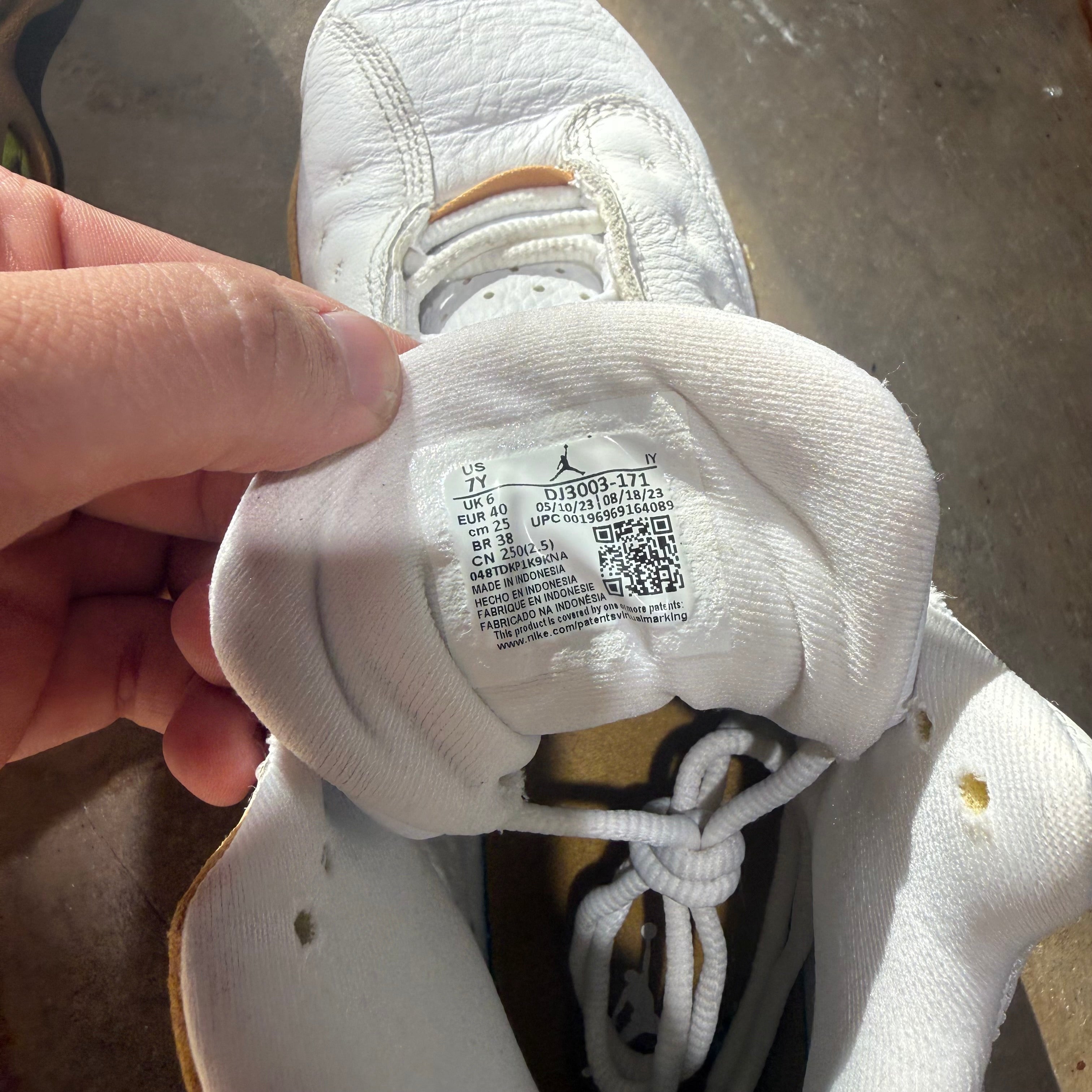 Size 7y - Jordan 7 Retro ‘ Wheat 2023 ‘