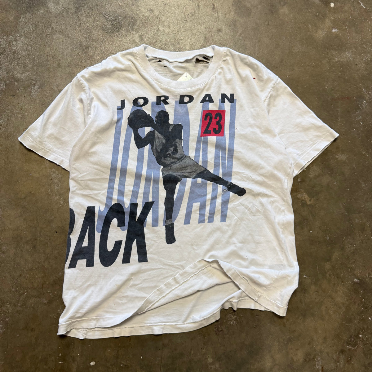 Size XL - Vintage 90’s Nike Scottie Pippen Michael Jordan single stitch Back 2 Back tee