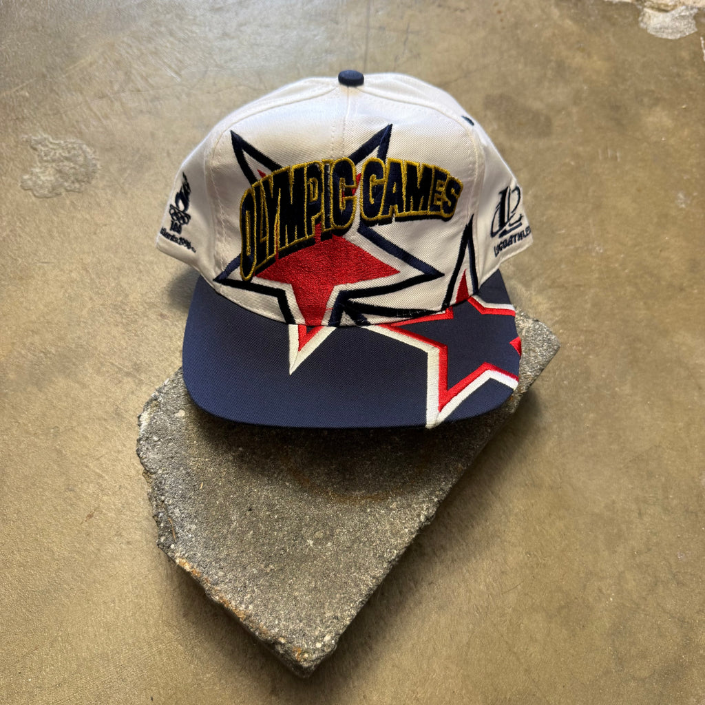 Vintage 1996 Atlanta Olympic Games Logo Athletics Cap