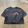 Size small - Vintage Harley Davidson Flame Cropped Boxy tee
