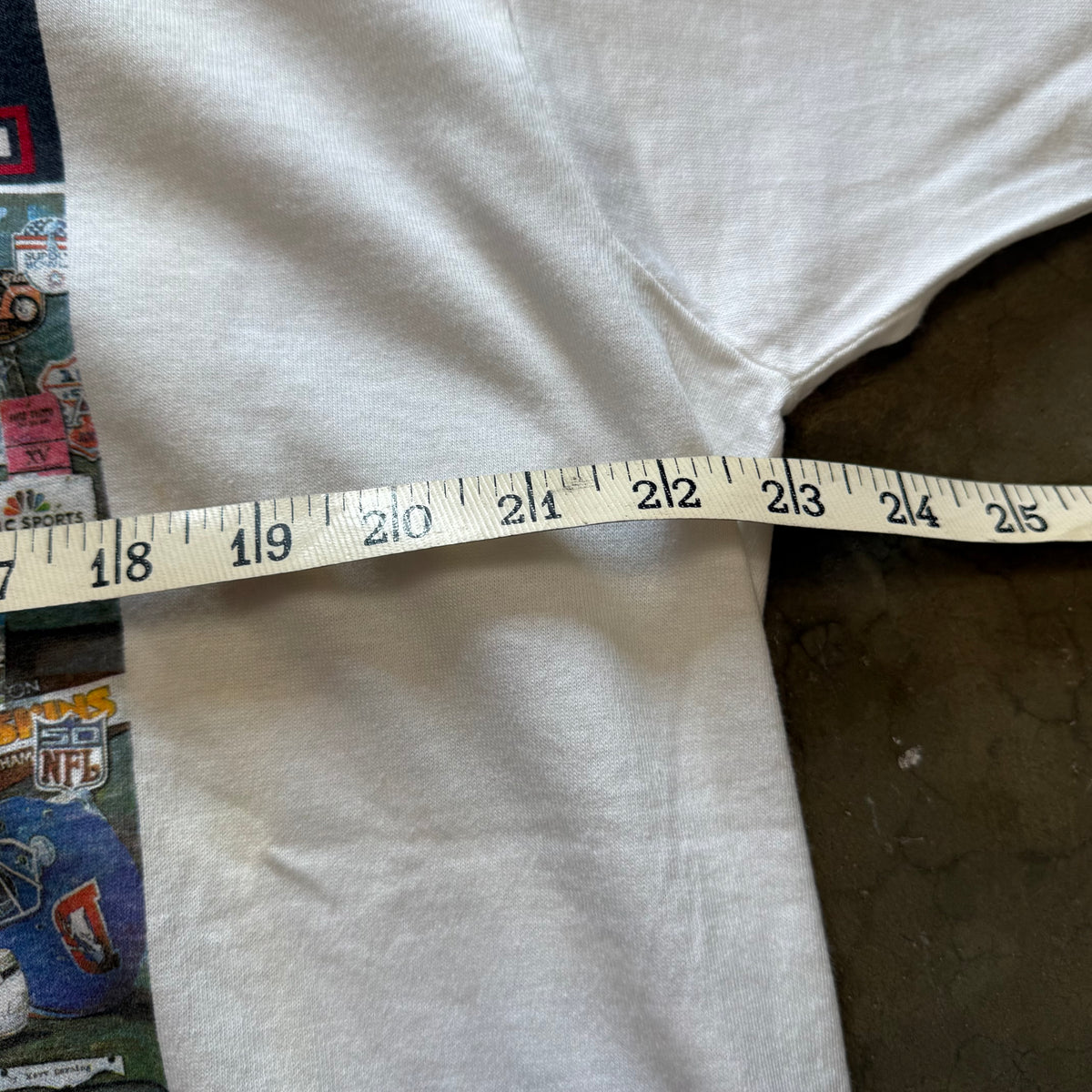 Size XL - Vintage 1990 Super Bowl XXV Tampa vs Florida tee NEW!!
