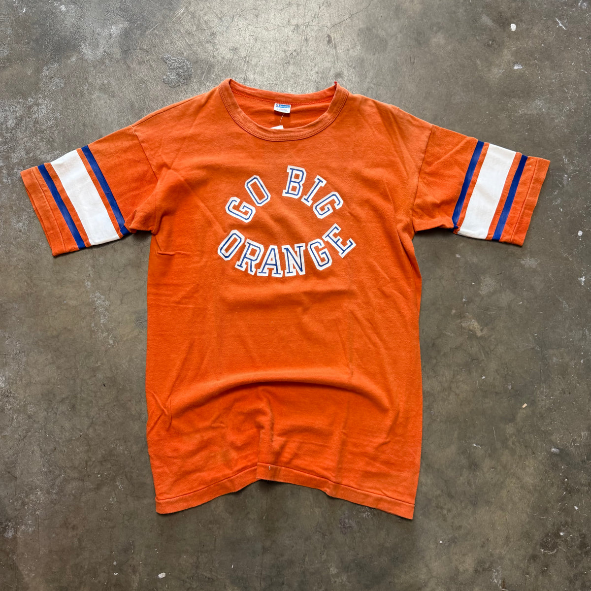 Size large - Vintage 1960’s Go Big Orange Syracuse Tee