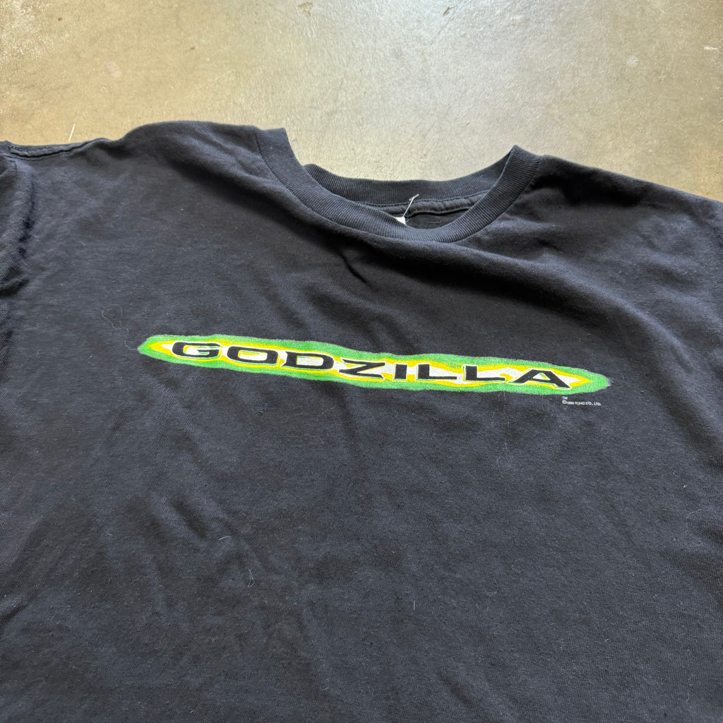 Size XL - Vintage 1998 Godzilla movie promo tee