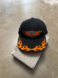 Vintage Harley Davidson Flame cap