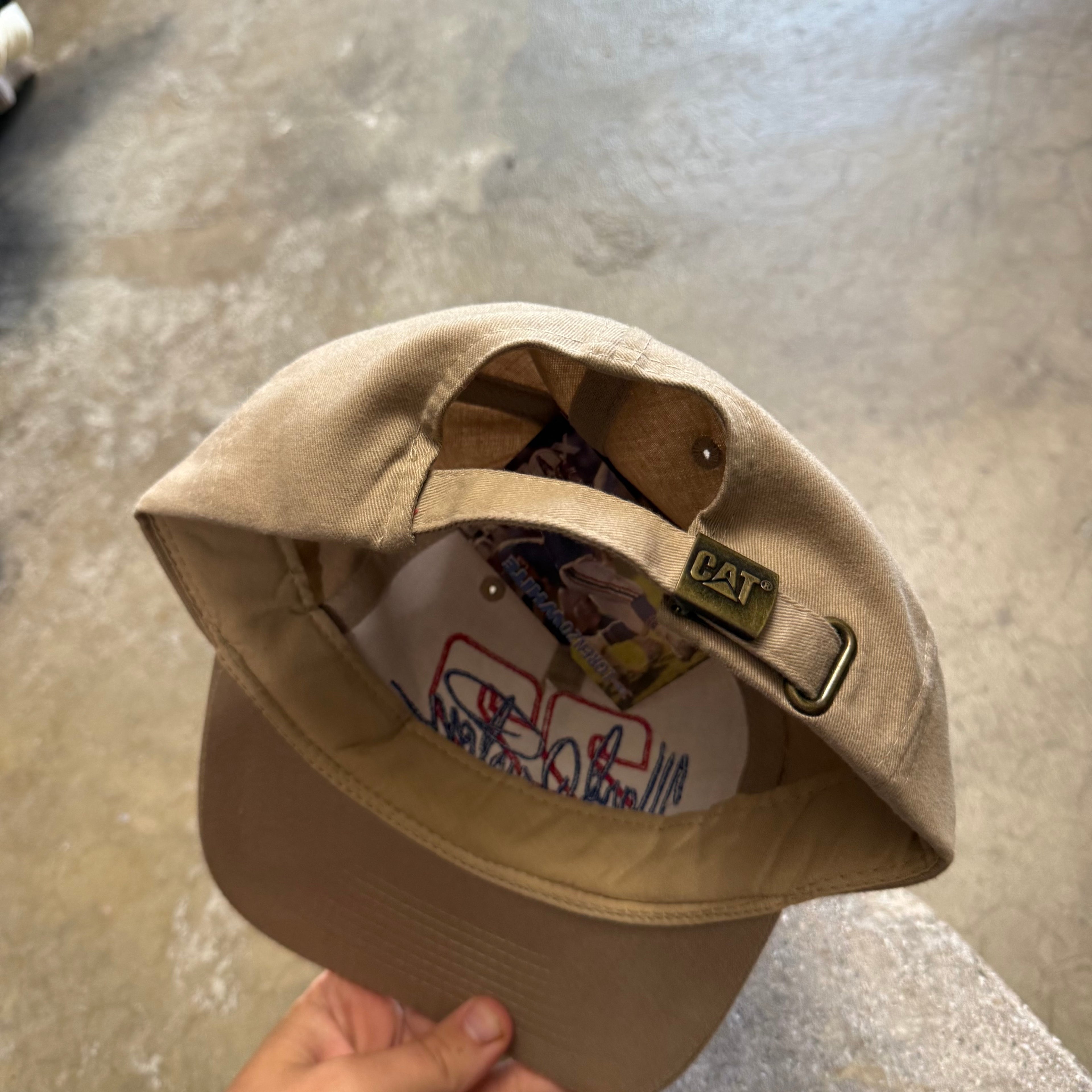 Vintage NASCAR award Burton Cat Racing cap