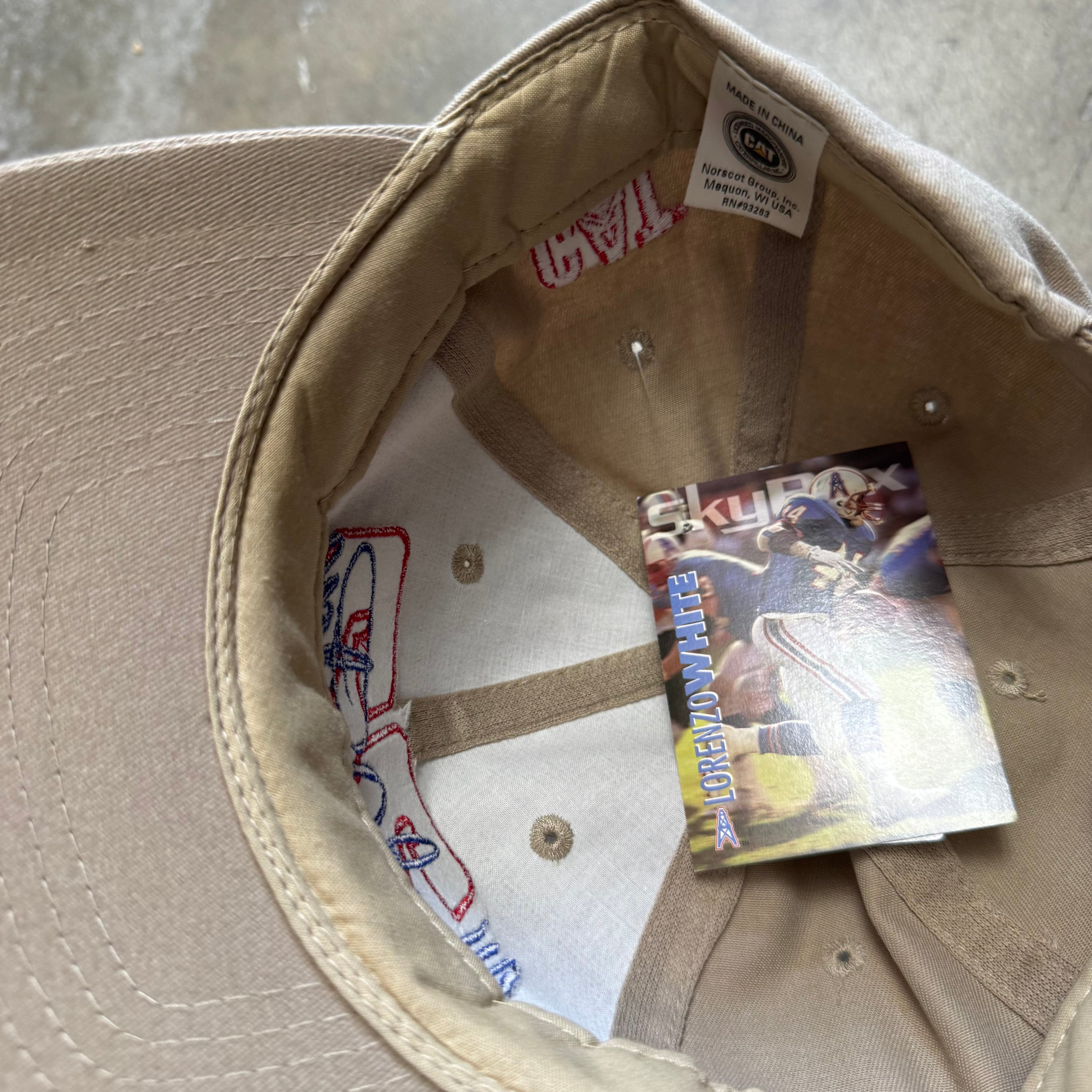 Vintage NASCAR award Burton Cat Racing cap