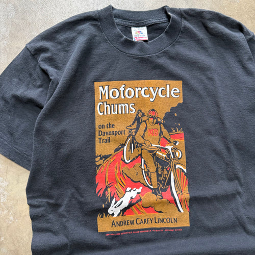 Size large - Vintage Motorcycle Chums tee