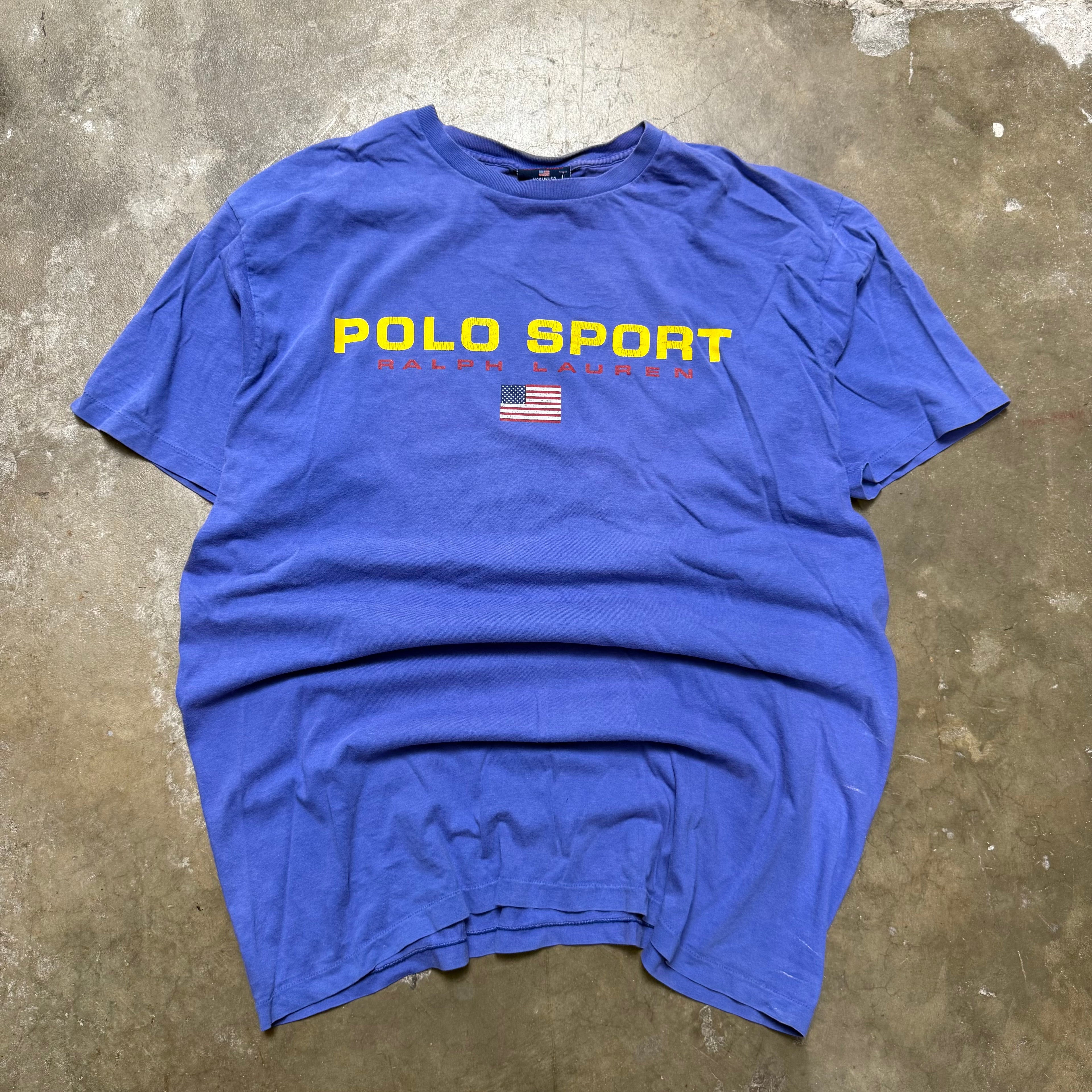 Size large - Vintage Polo Sport Made is USA ‘ tee