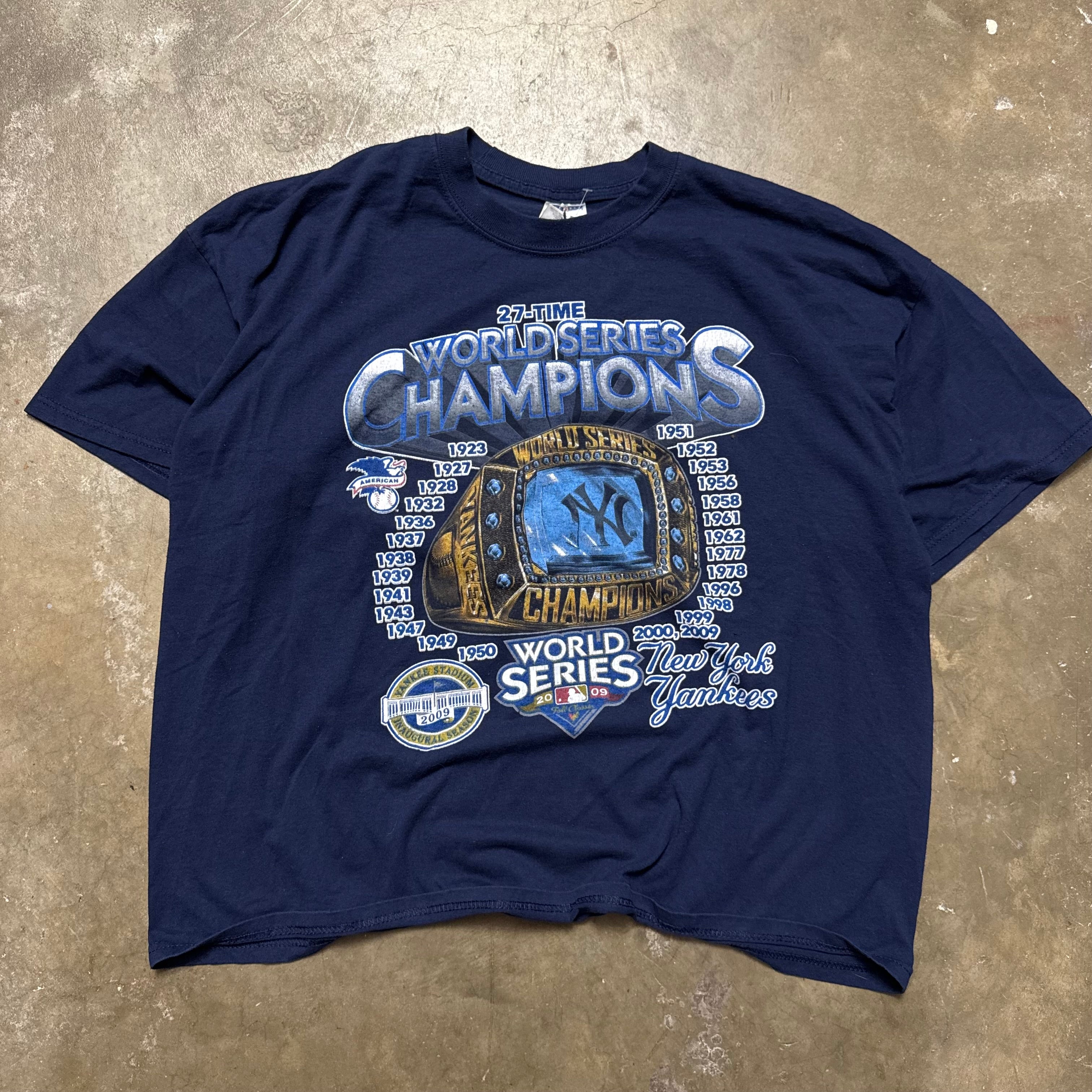Size XXL - Vintage New York Yankees Championship tee