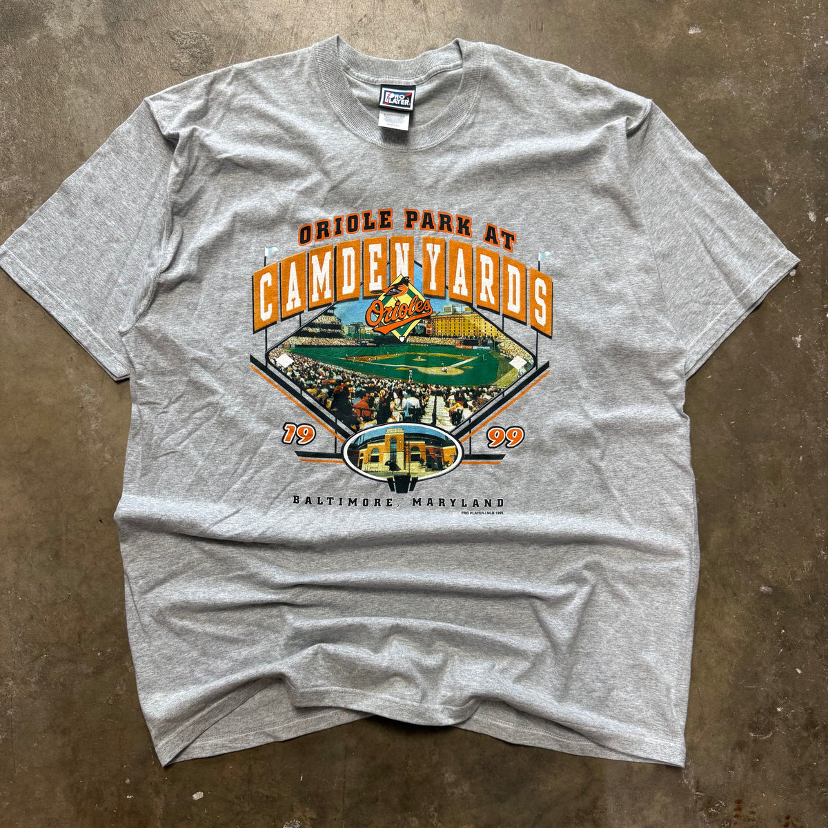 Size XXL - Vintage 1999 Baltimore Orioles Camden Yards tee