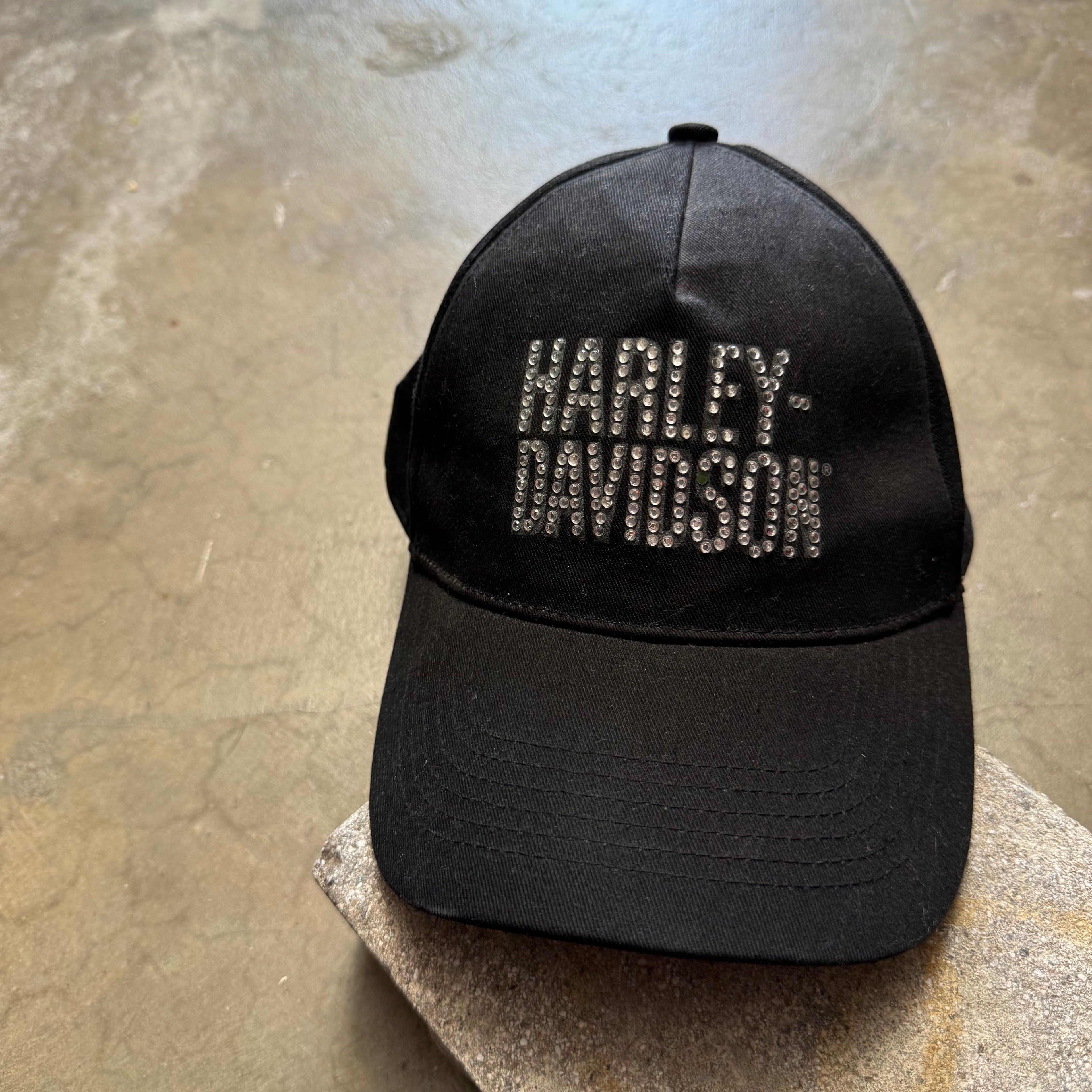 Vintage Harley Davidson Museum Bedazzled Hat