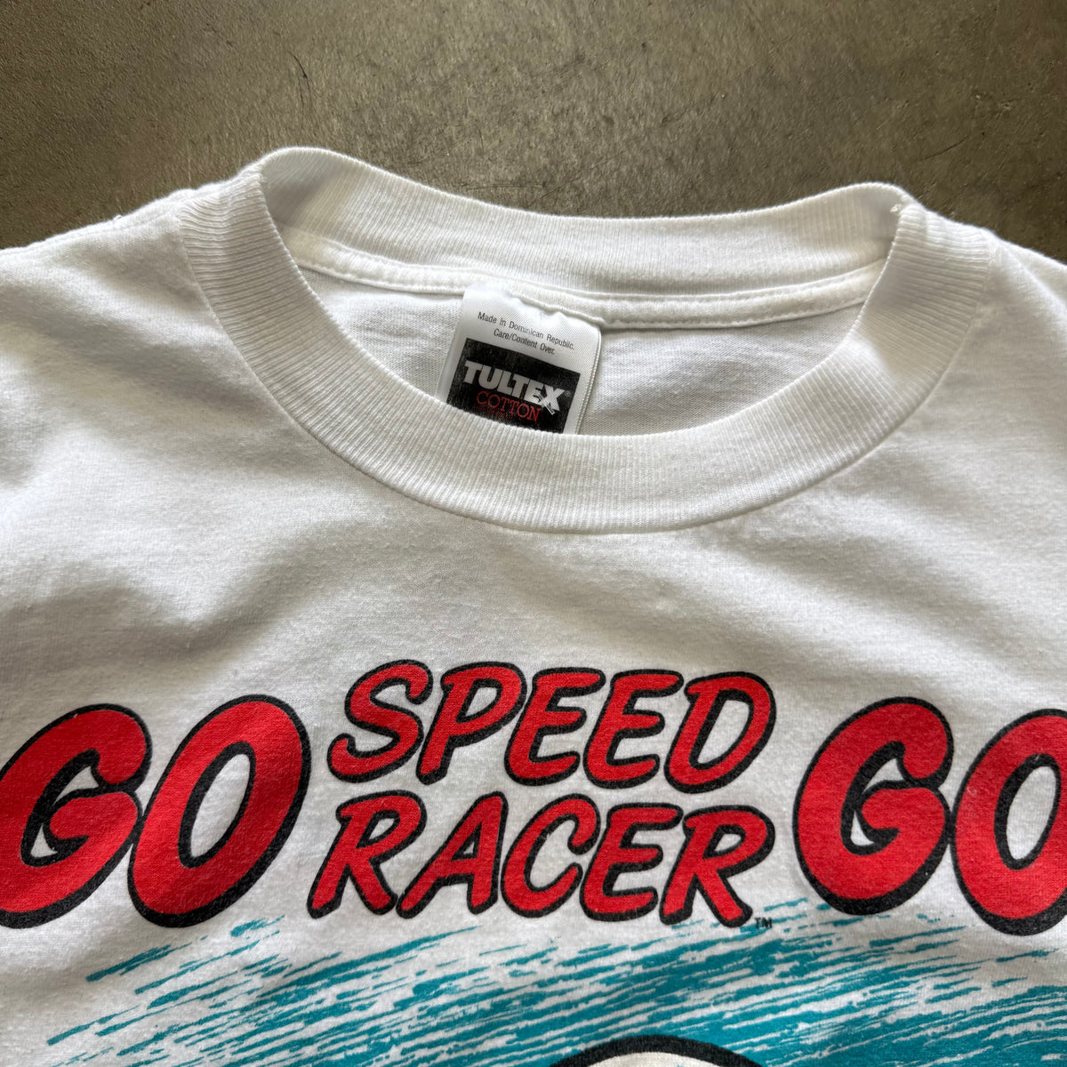 Size XL - Vintage 1992 Speed Racer movie promo tee