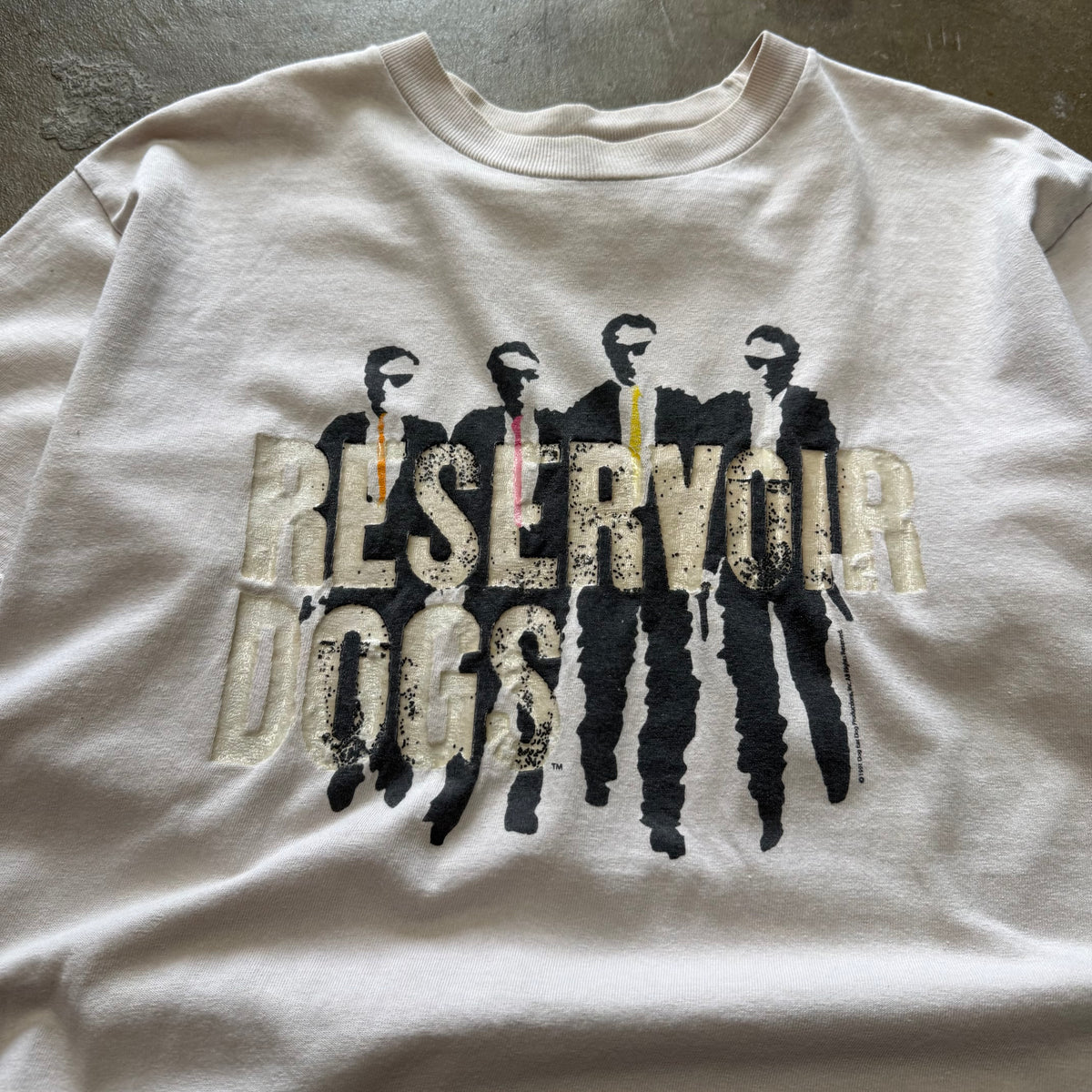 Size medium - Vintage 1991 Reservoir Dogs Movie promo tee