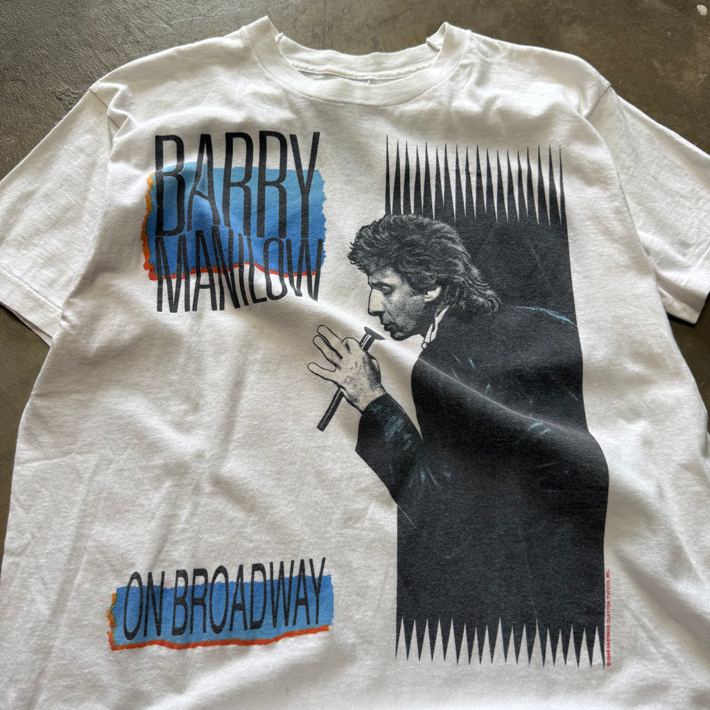 Size XL - Vintage 1989 Bart Manilow on Broadway tee