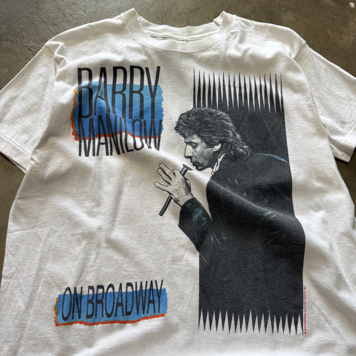 Size XL - Vintage 1989 Bart Manilow on Broadway tee