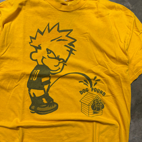 Size XL - Vintage Green Bay Packers Calvin Pissing on Cleveland Browns tee