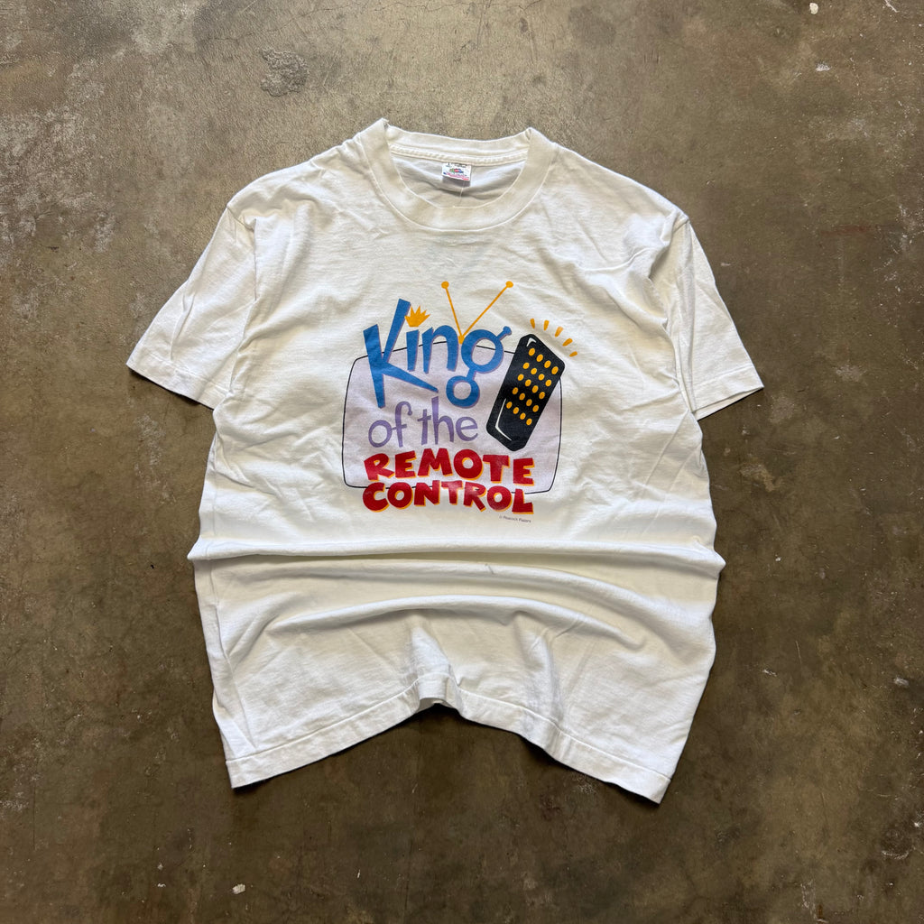 Size large - Vintage King of the Remote tee