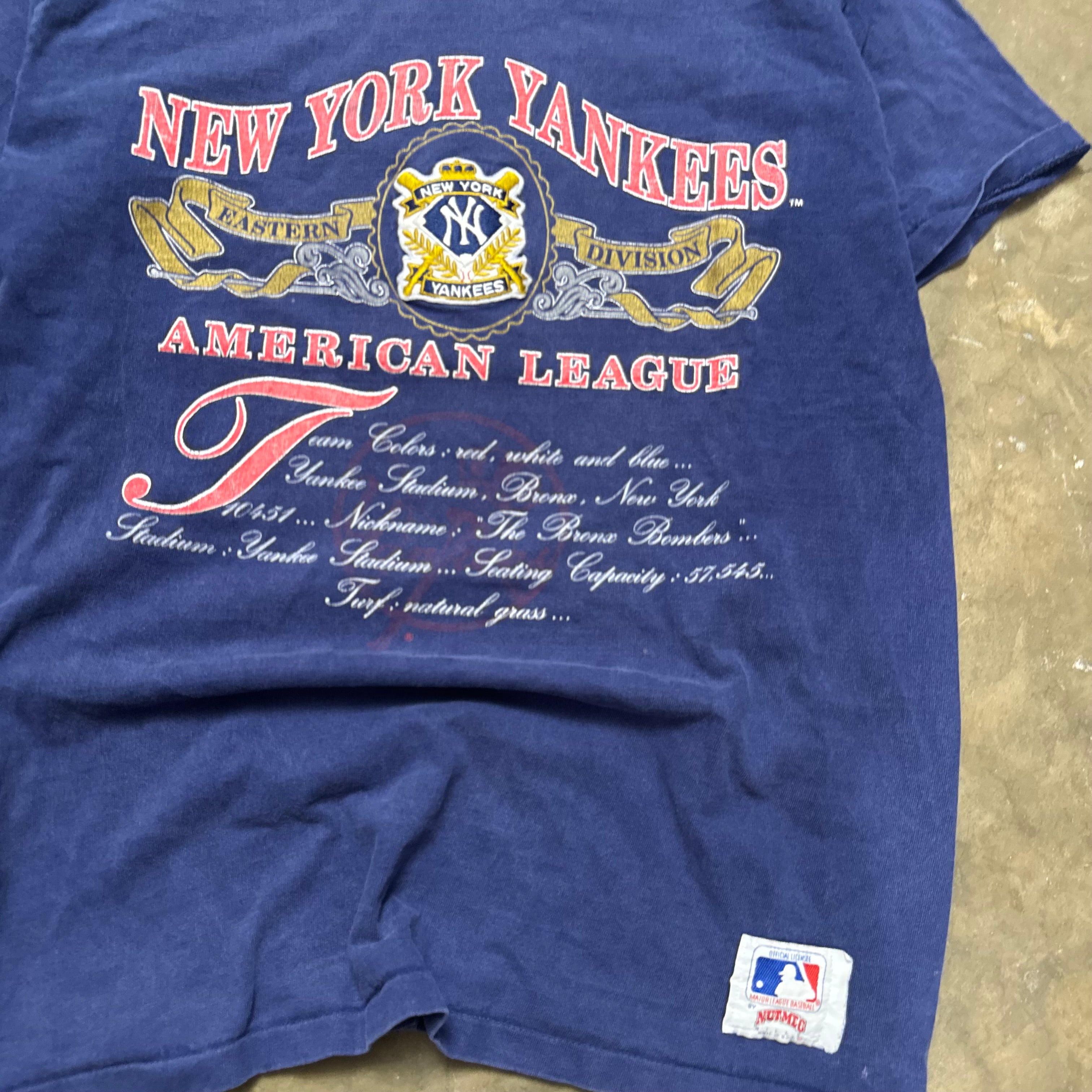 Size XL - Vintage New York Yankees American League Nutmeg ‘ tee