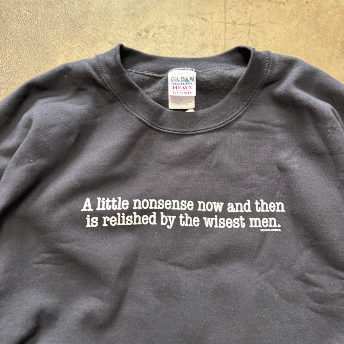 Size XL - Vintage Nonsense Crewneck