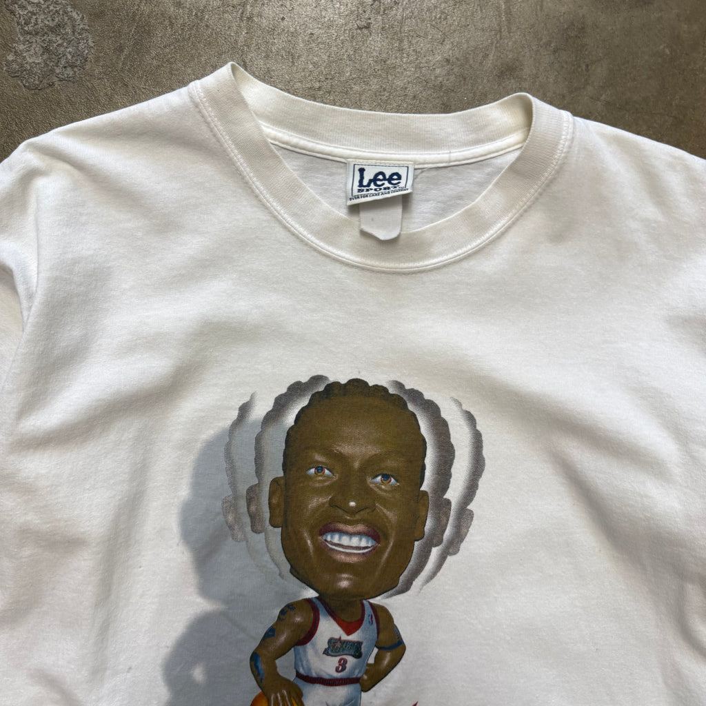 Size XL - Vintage Allen Iverson Philadelphia 76ers MVP Bobble Head tee