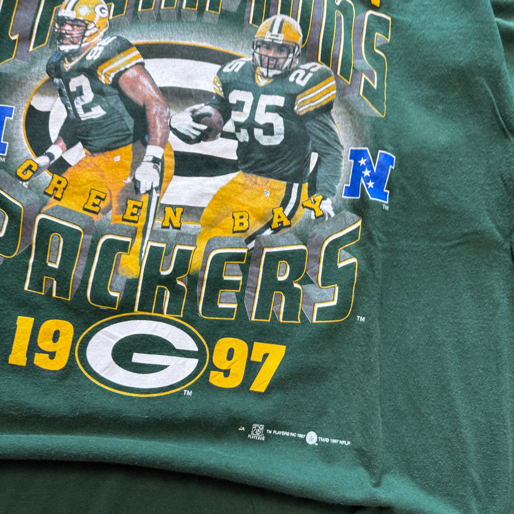 Size XL - Vintage 1997 Green Bay Packers Central Division Champions tee