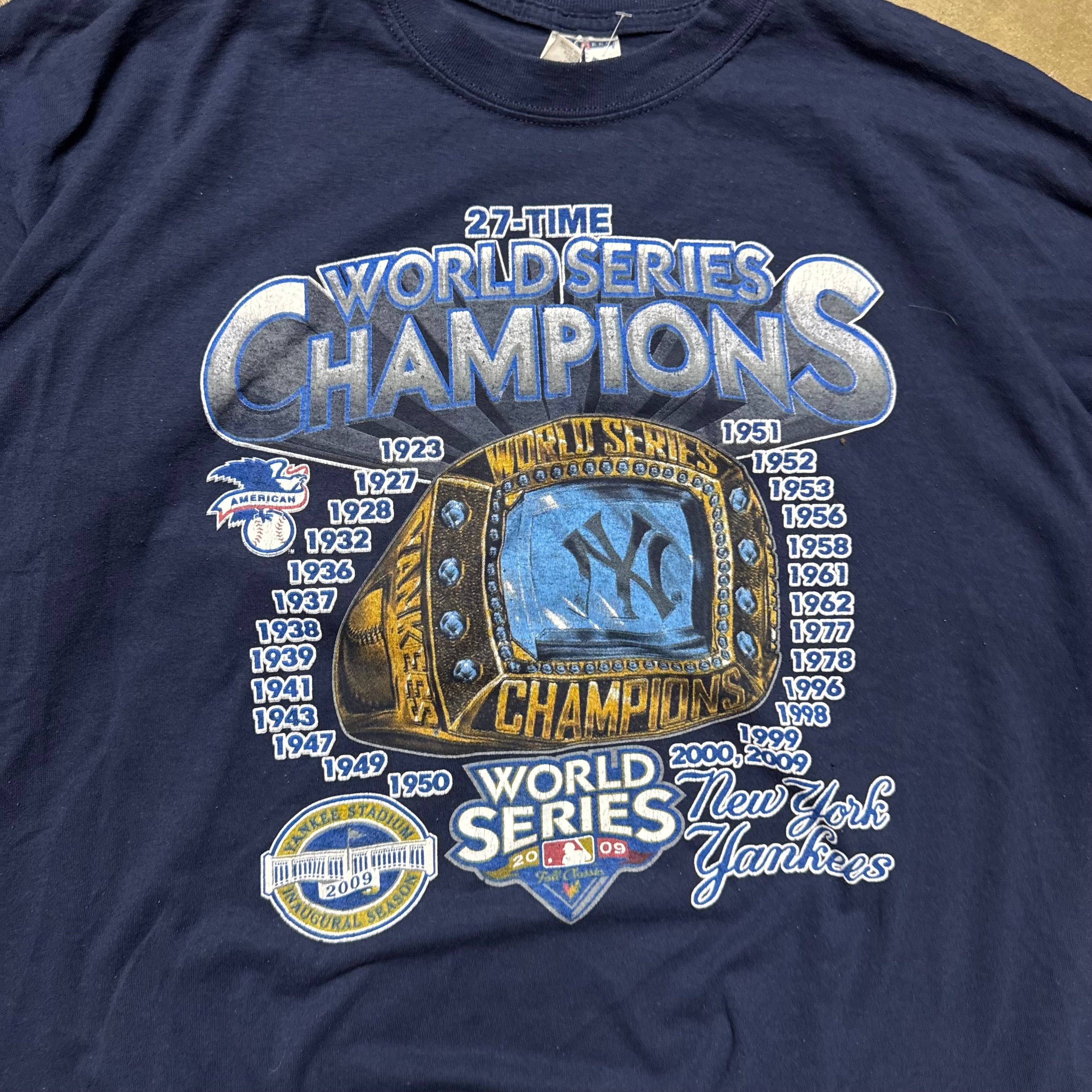 Size XXL - Vintage New York Yankees Championship tee