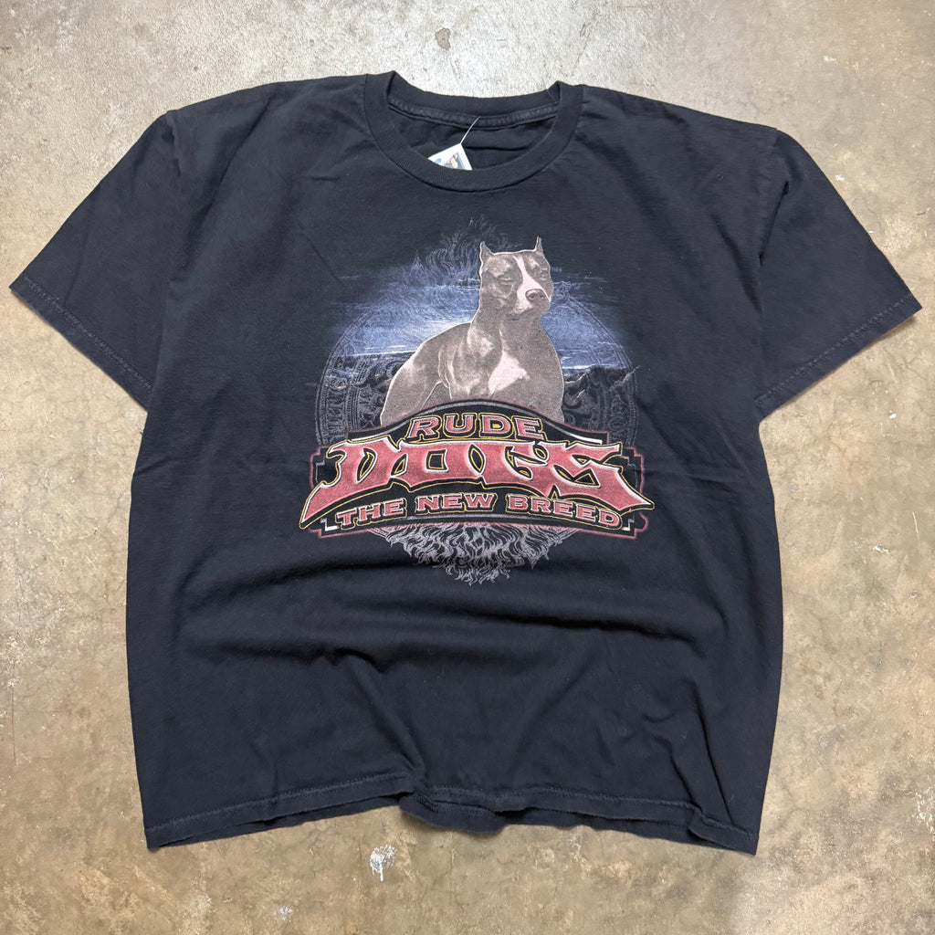 Size large - Vintage Rude Dogs The New Breed Tee