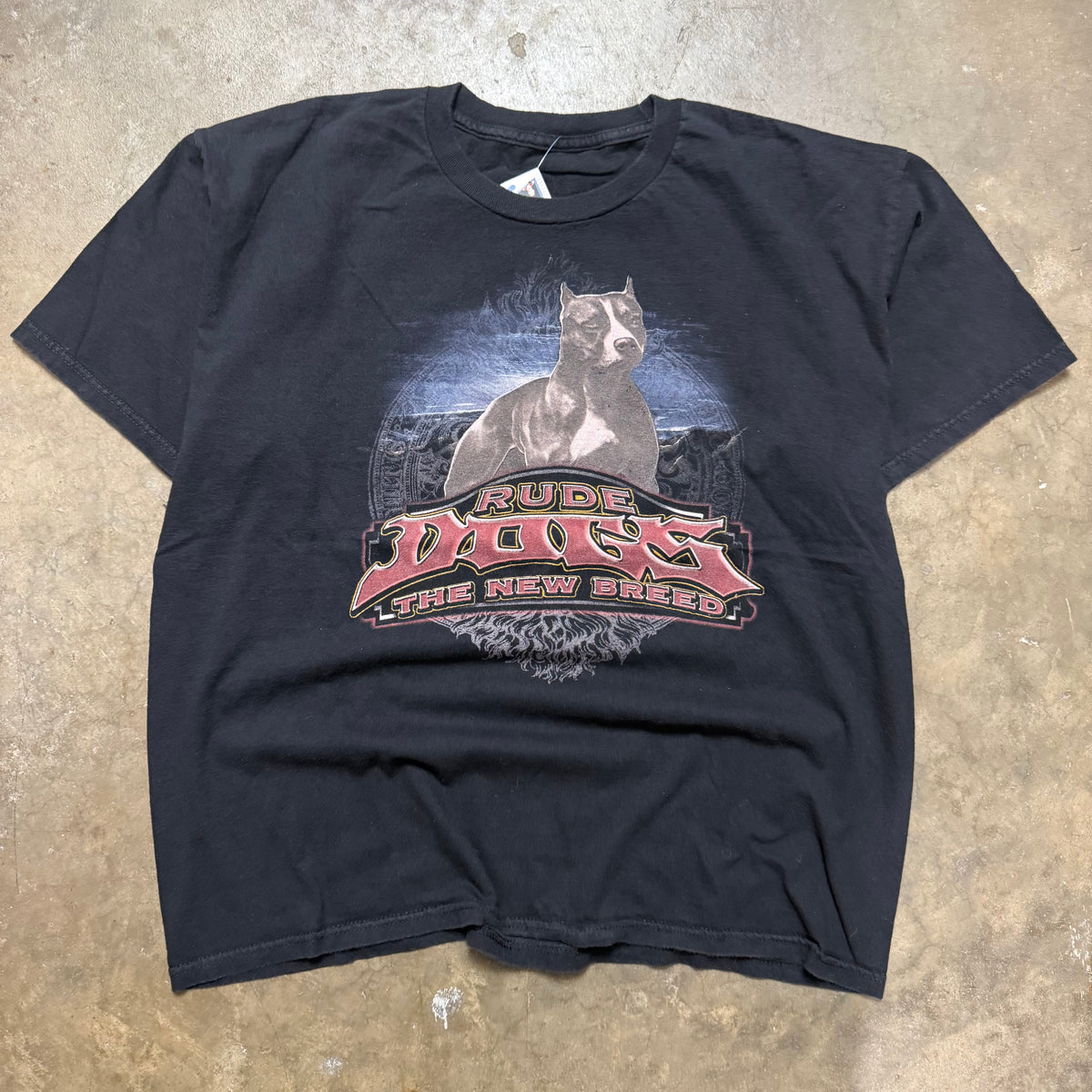 Size large - Vintage Rude Dogs The New Breed Tee