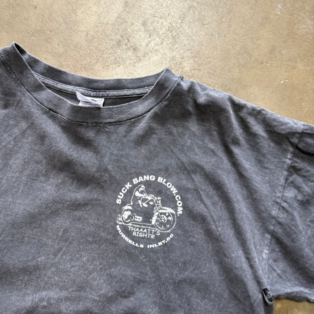 Size large - Vintage Suck Bang Blow bike tee