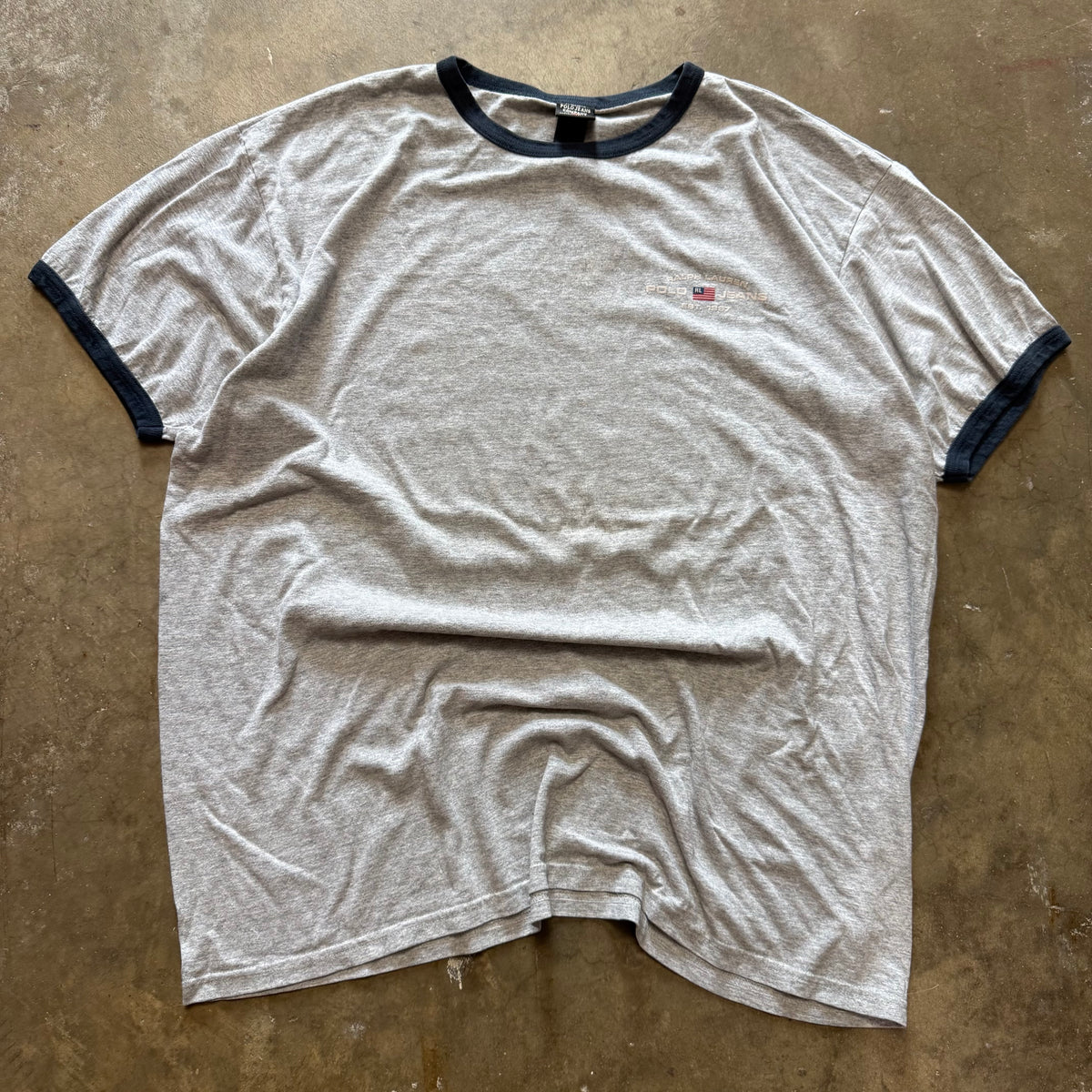 Size XL - Vintage Polo Jeans Ralph Lauren tee