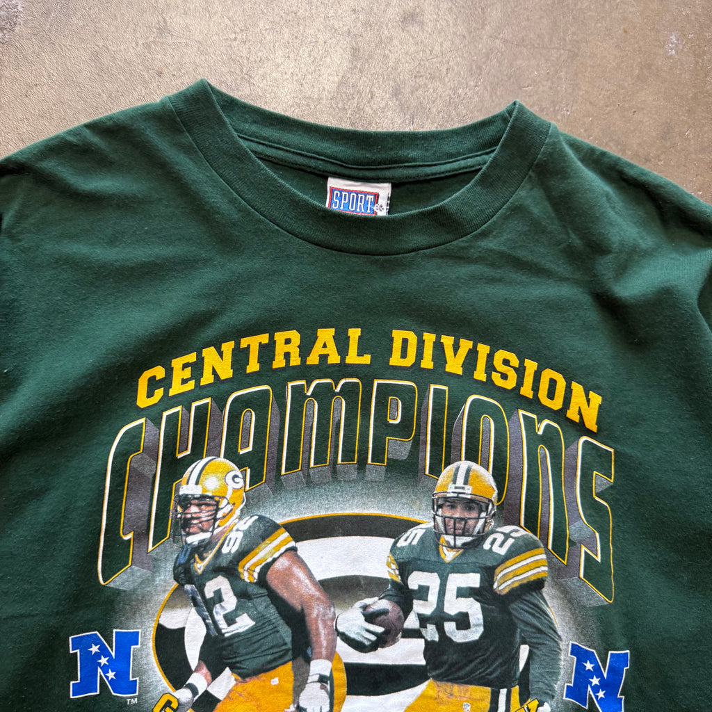 Size XL - Vintage 1997 Green Bay Packers Central Division Champions tee