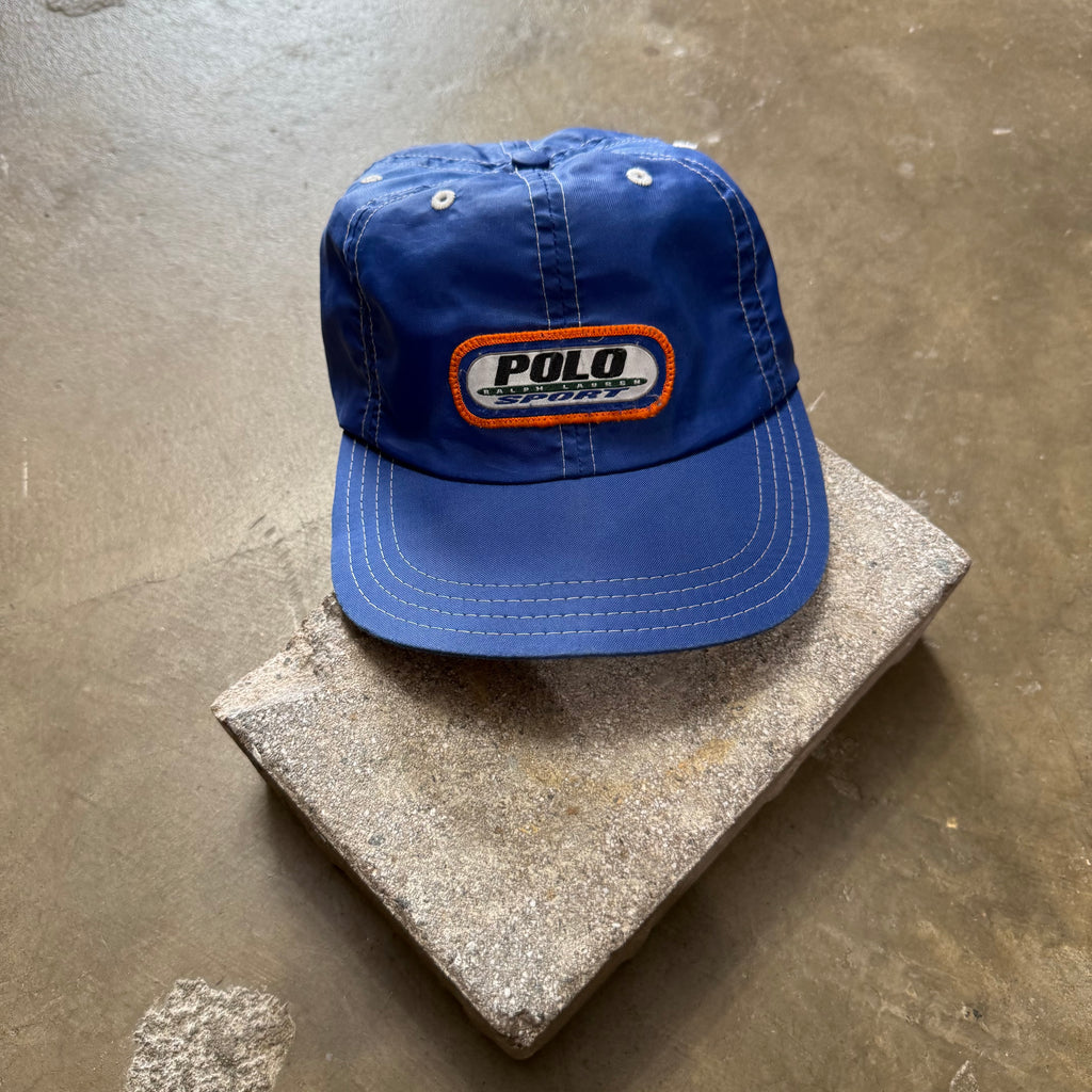 Vintage polo sport Ralph Lauren blue Windbreaker cap