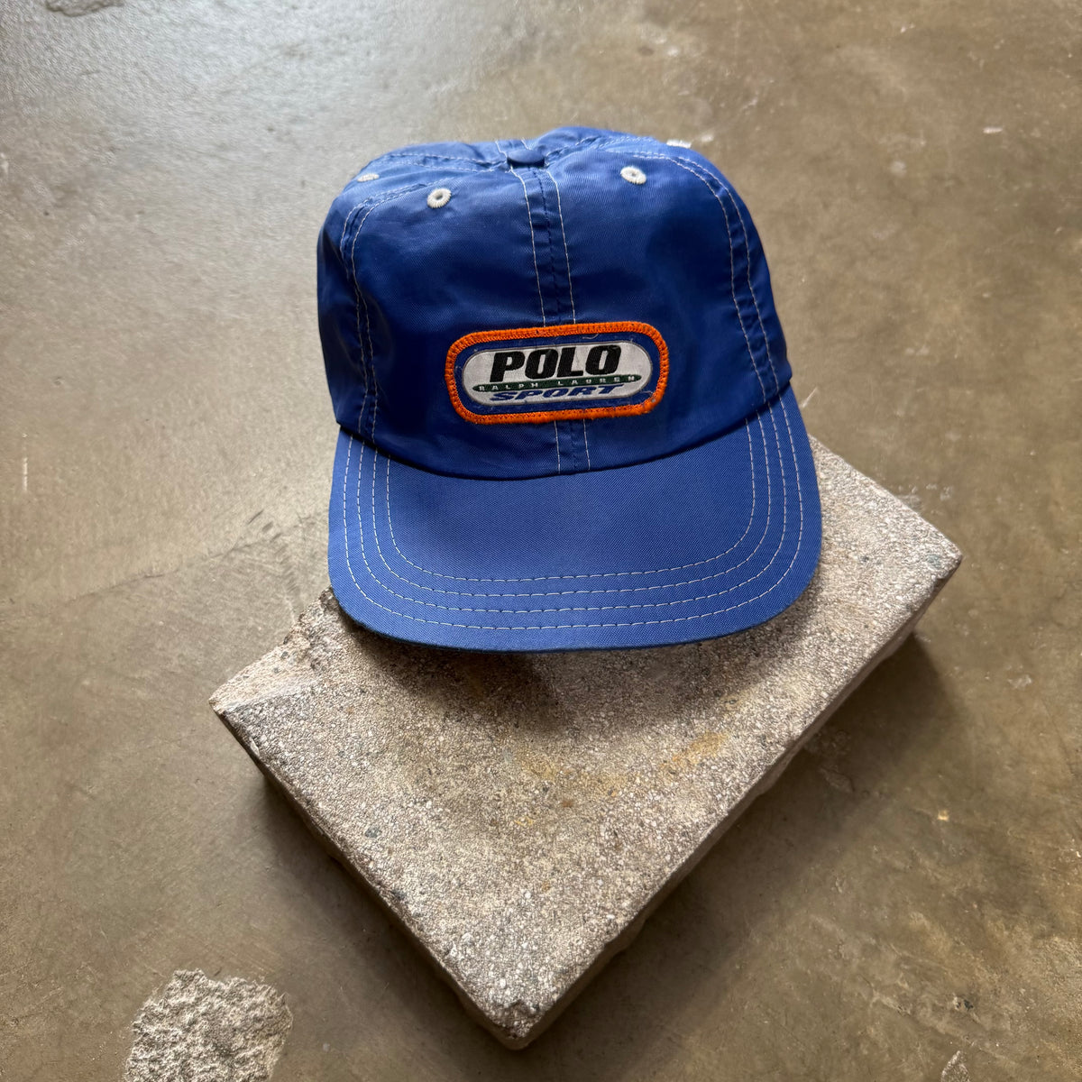 Vintage polo sport Ralph Lauren blue Windbreaker cap