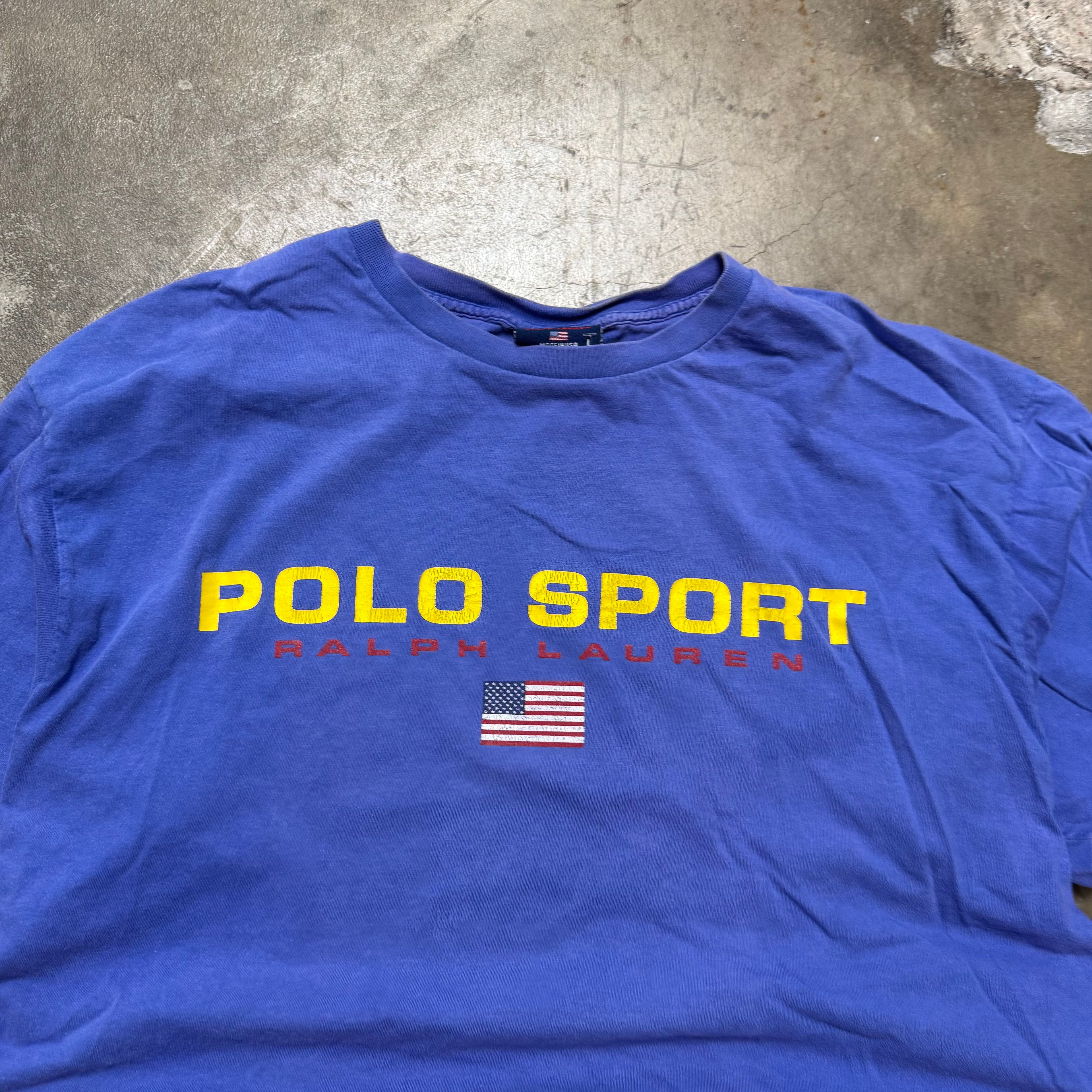 Size large - Vintage Polo Sport Made is USA ‘ tee