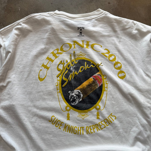 Size XXL - Vintage Suge Knight Chronic 2000 Still Smokin Death Row Records tee